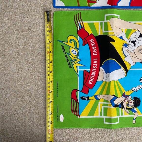 Vintage anime Goal FH (Field Hunter) 1994 Soccer NHK handkerchiefs - Picture 8 of 11